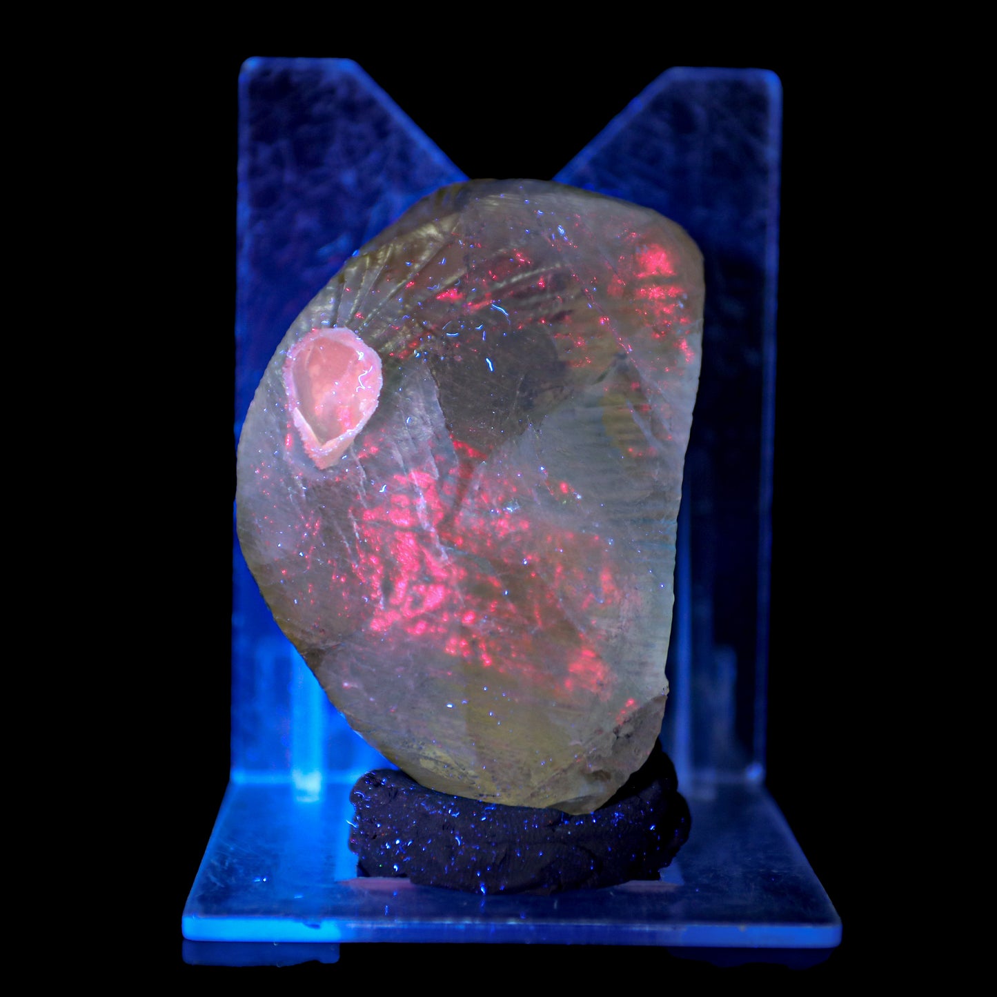 Yellow Calcite Natural Mineral Specimen # G 0096