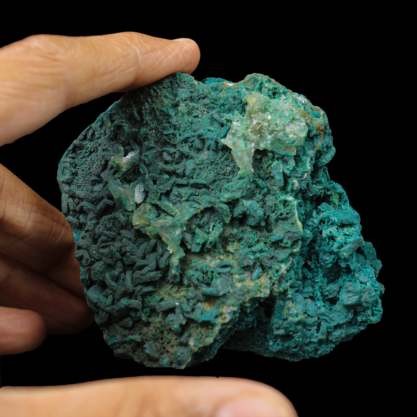 Green Heulandite Natural Mineral Specimen # G 0097
