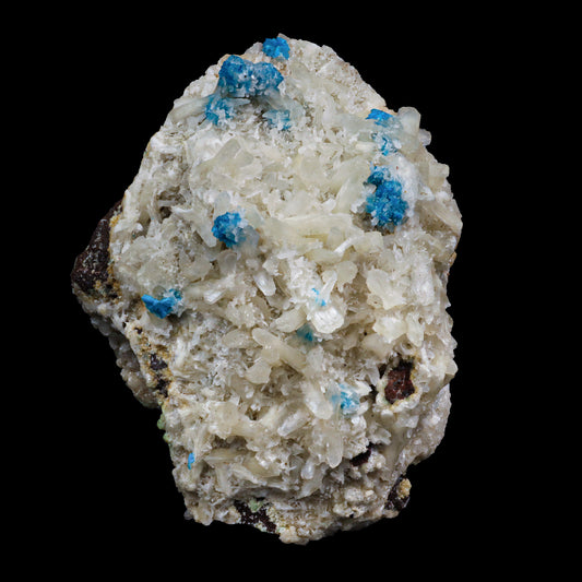 Cavansite with Stilbite  Natural Mineral Specimen  # G 0100