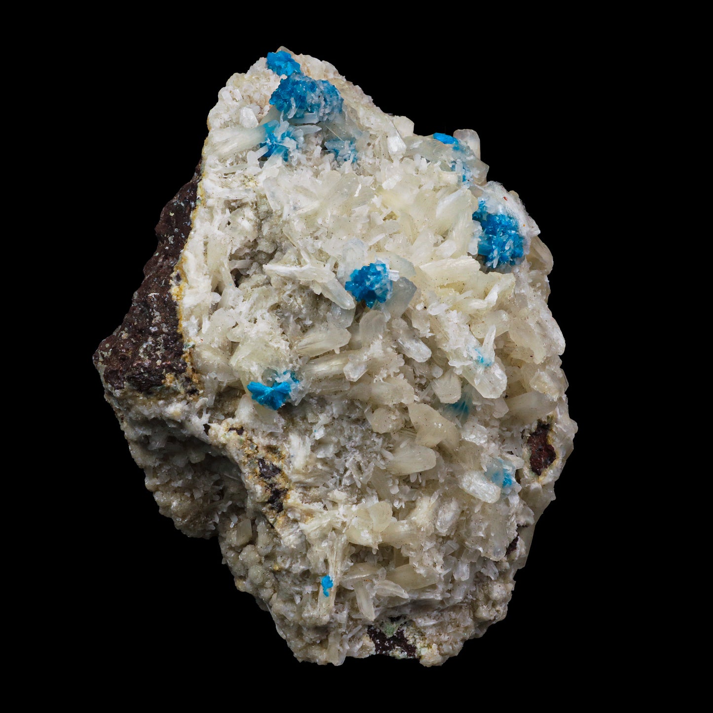 Cavansite with Stilbite Natural Mineral Specimen # G 0100