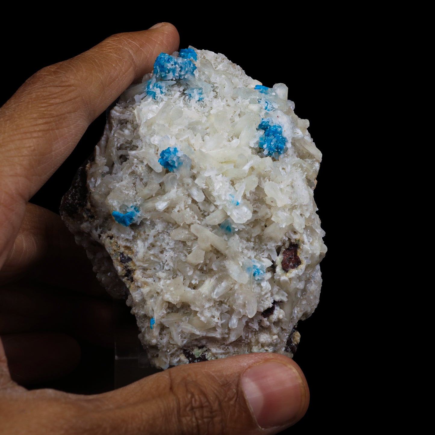 Cavansite with Stilbite Natural Mineral Specimen # G 0100