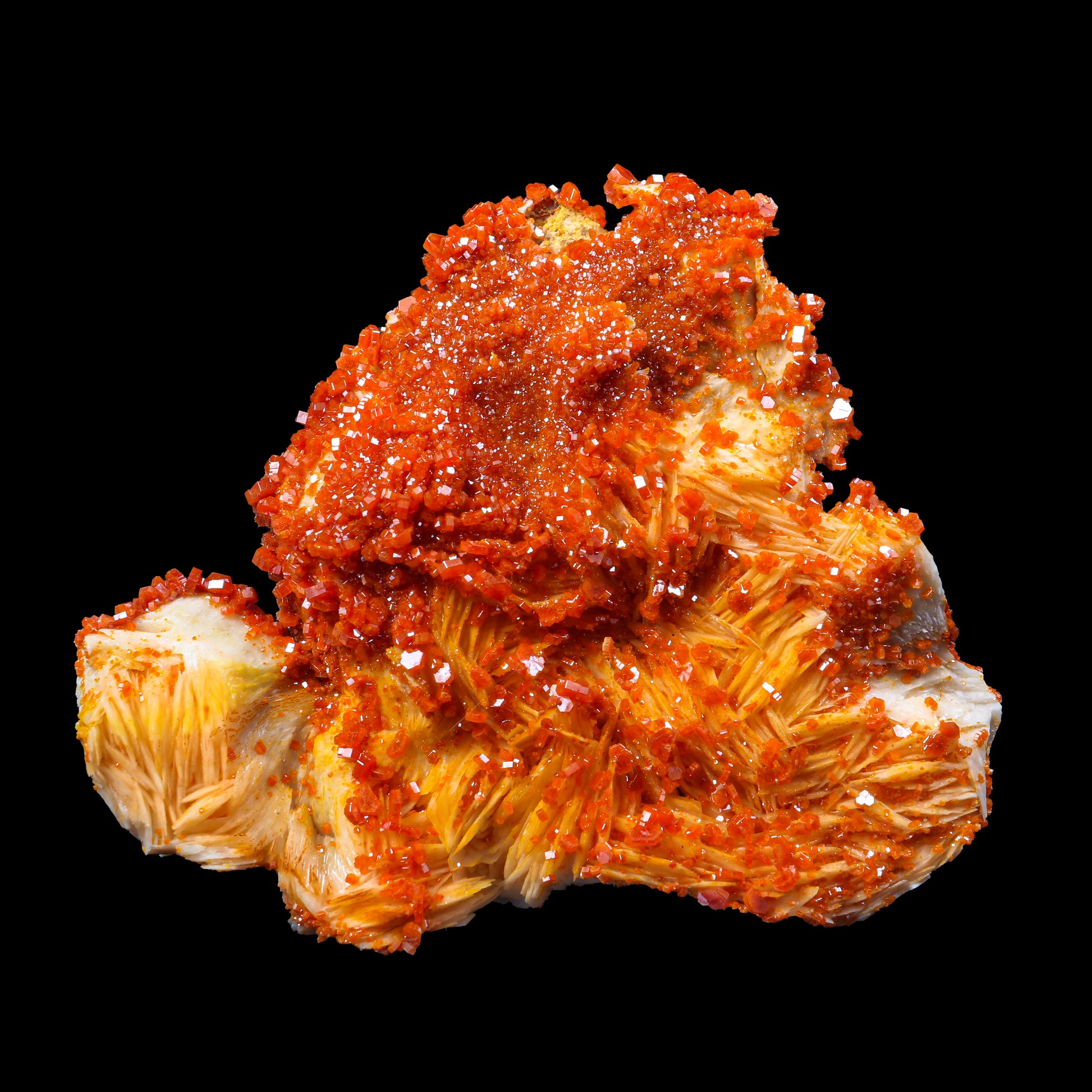 Vanadinite Cluster Natural  Mineral Specimen  # G 0214