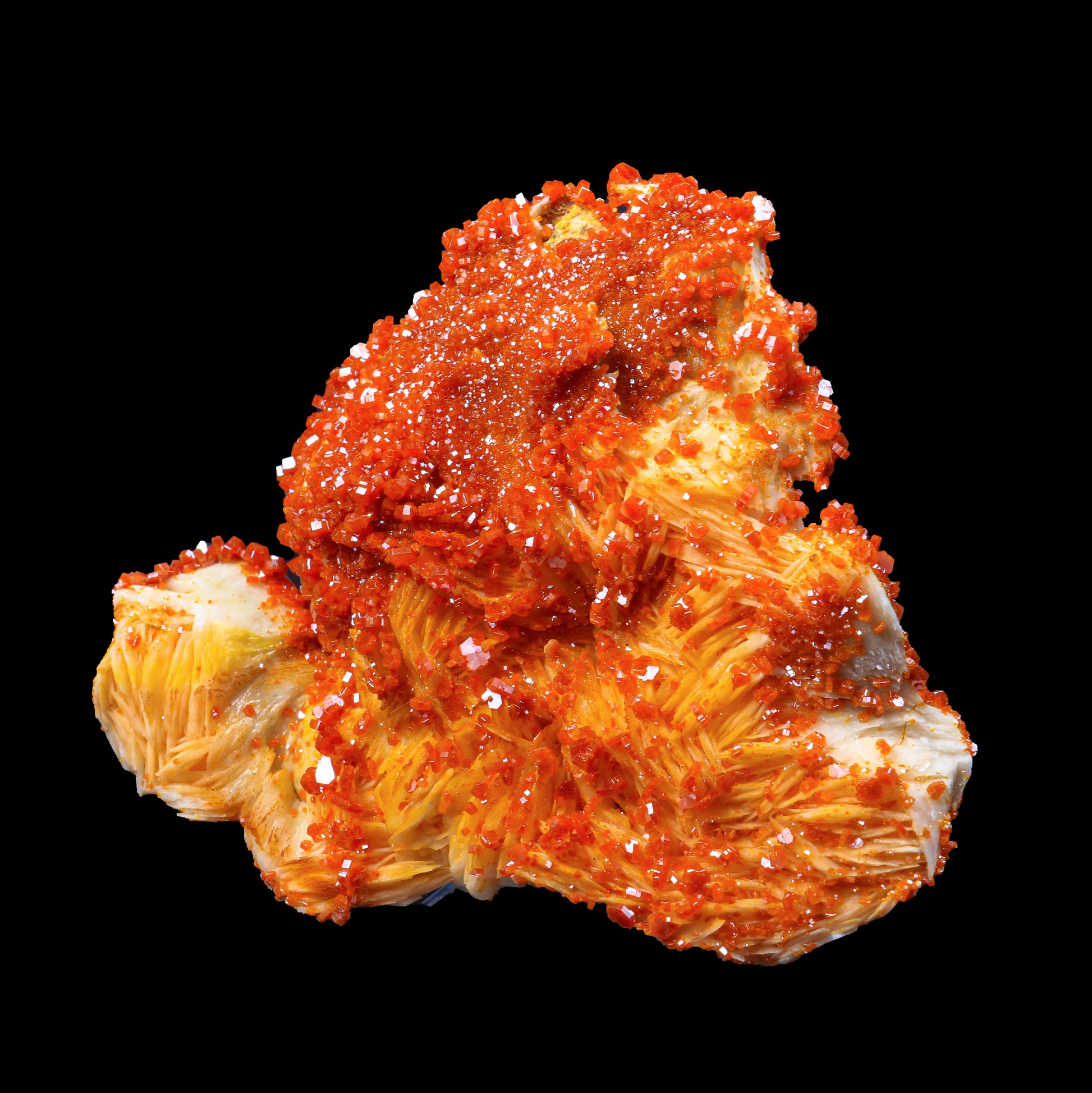 Vanadinite Cluster Natural  Mineral Specimen  # G 0214