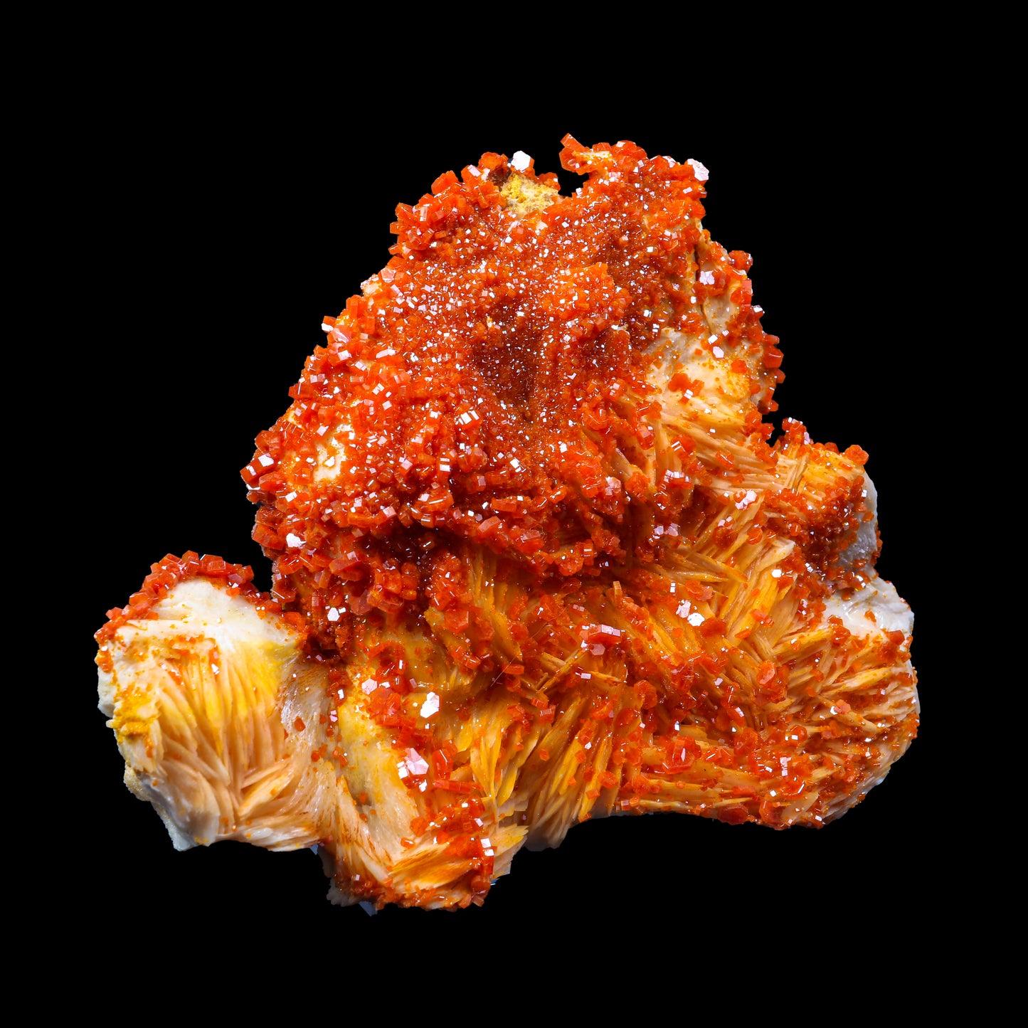 Vanadinite Cluster Natural Mineral Specimen # G 0214