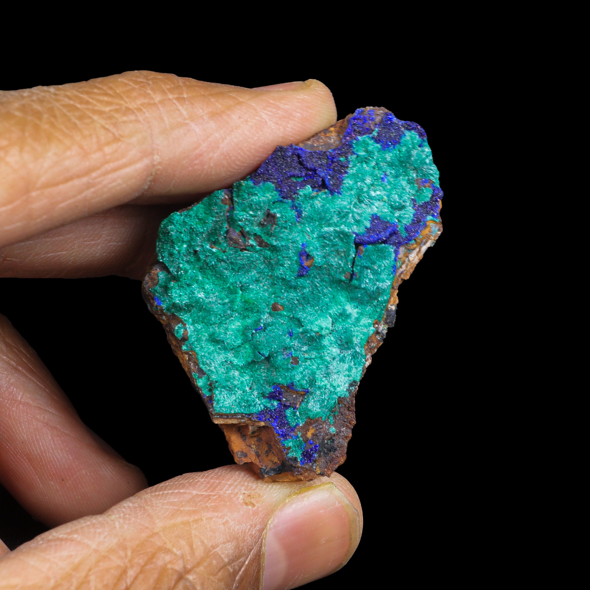 Azurite & Malachite Natural Mineral Specimen  # G 0221