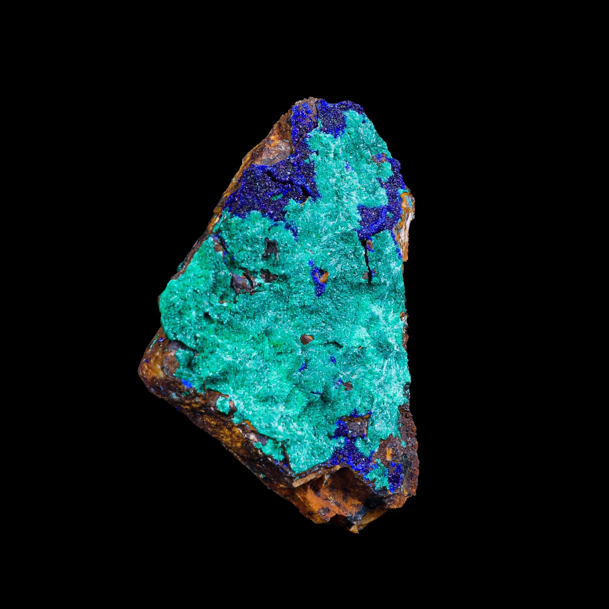 Azurite & Malachite Natural Mineral Specimen  # G 0221