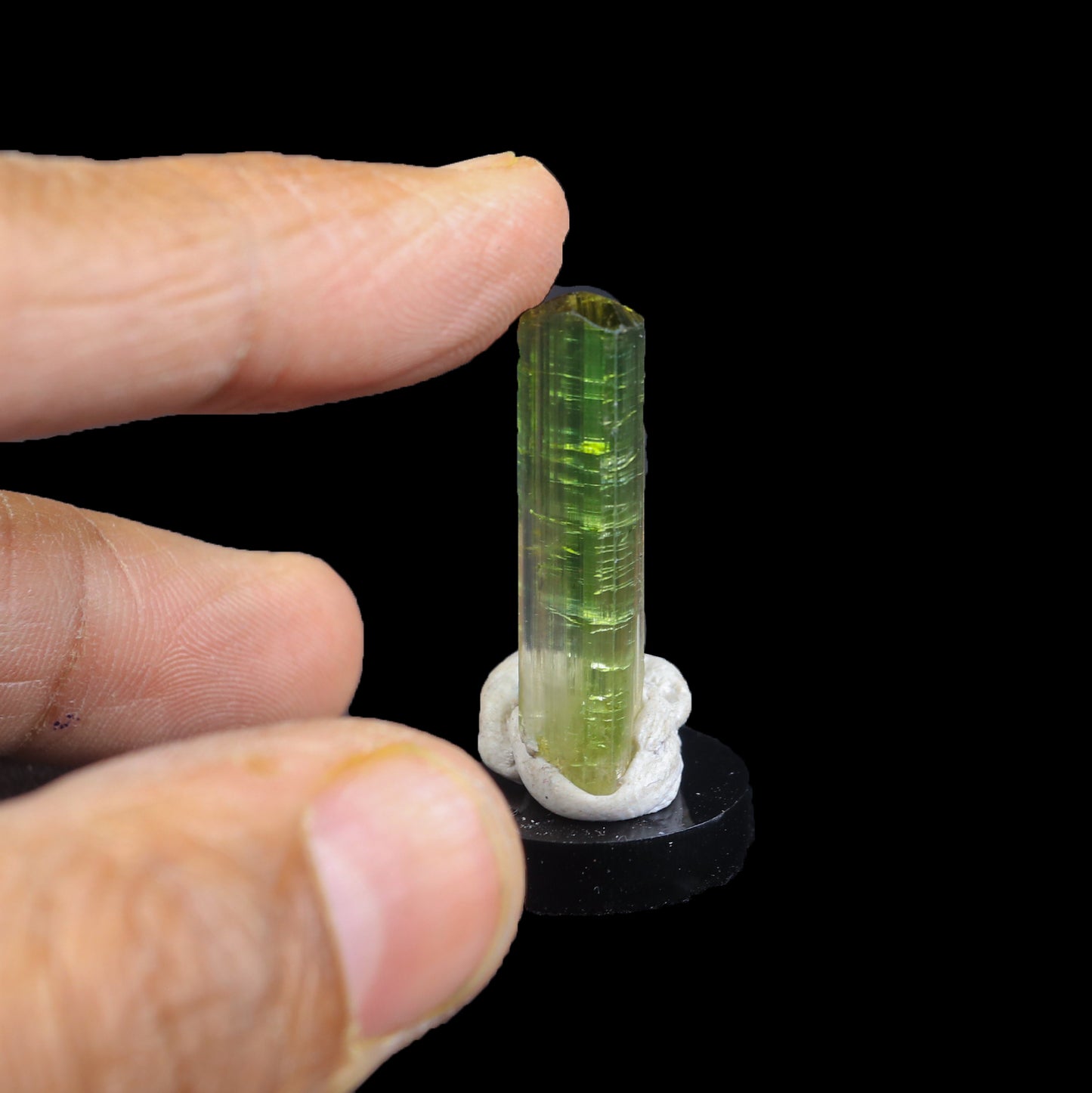 Green Tourmaline Natural Mineral Specimen # G 0222
