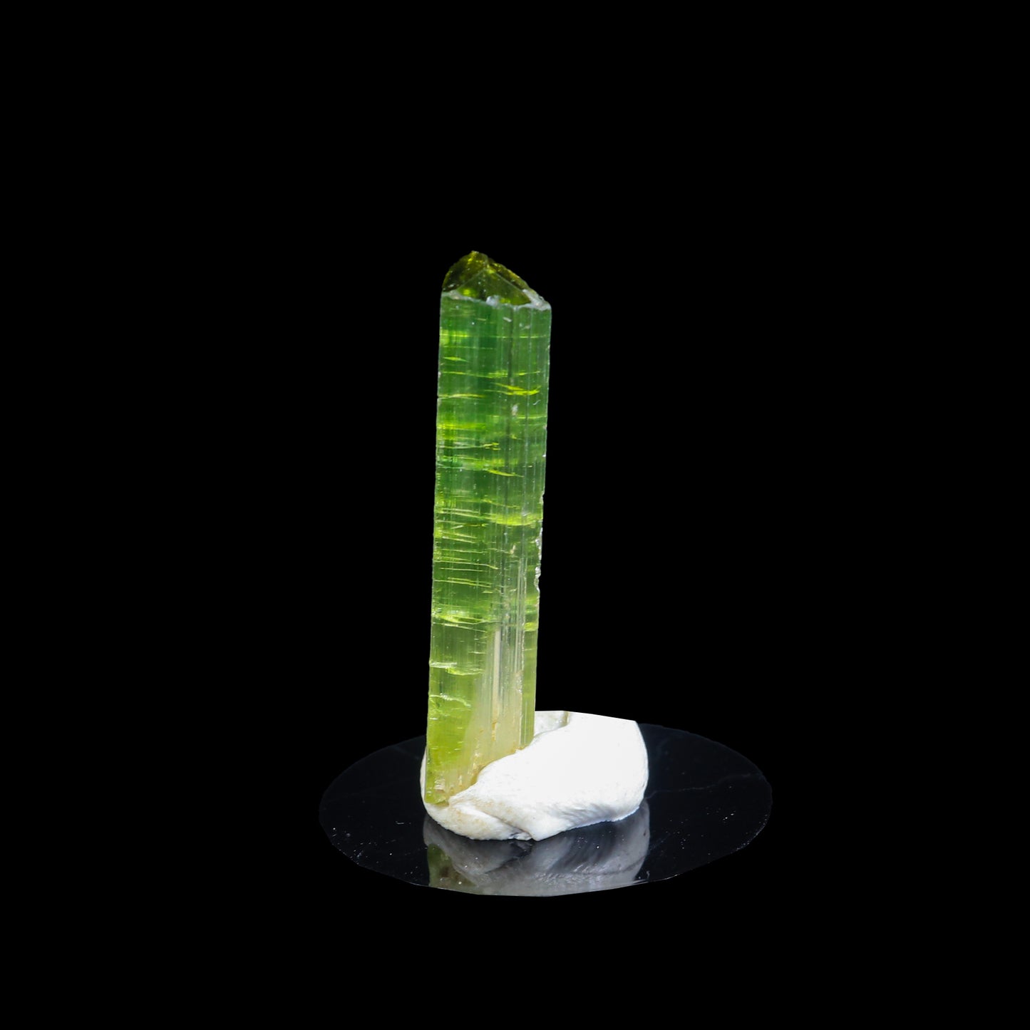 Green Tourmaline Natural Mineral Specimen # G 0222