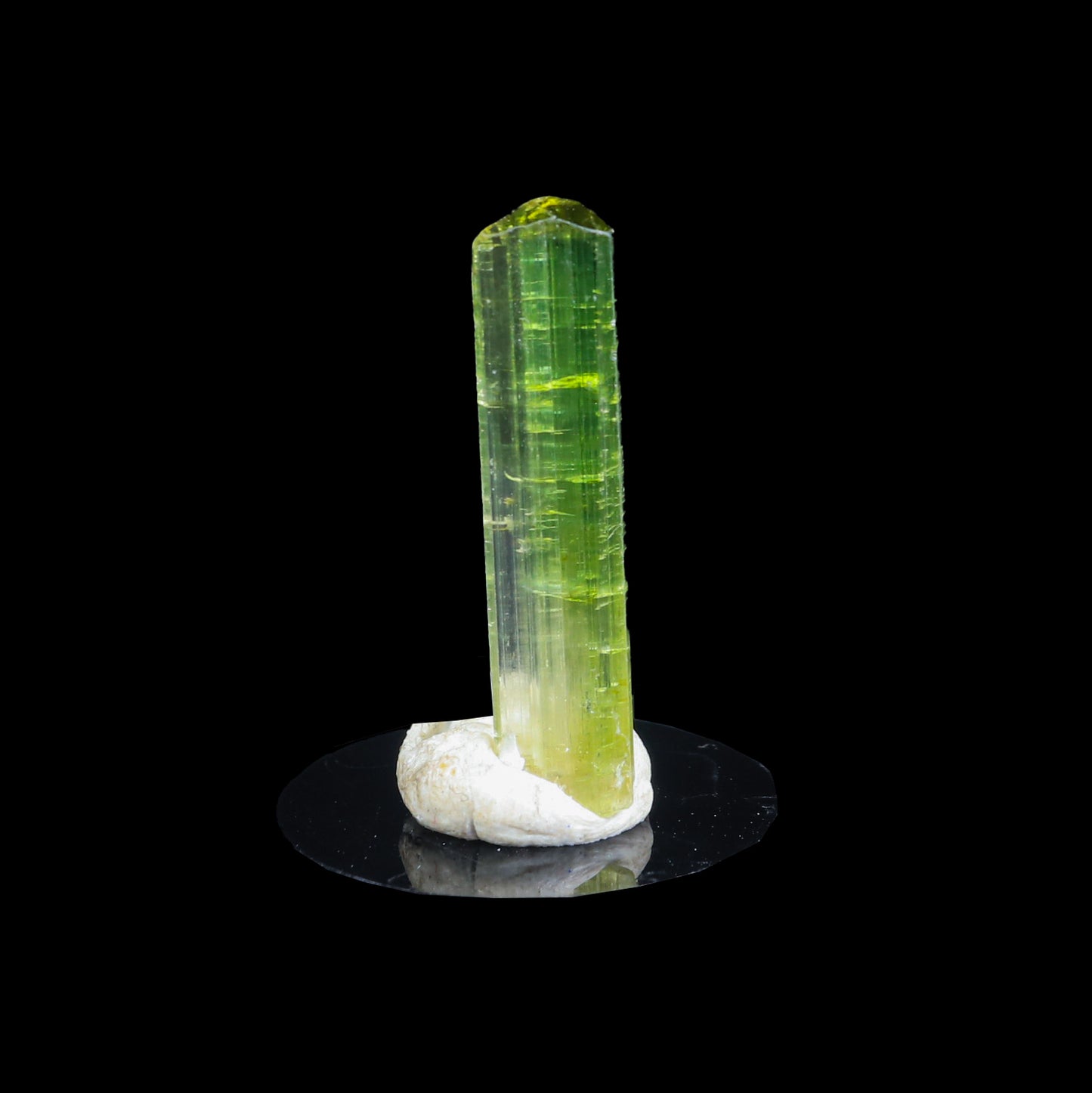 Green Tourmaline Natural Mineral Specimen # G 0222