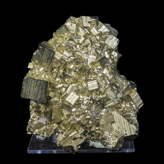 Spakling Pyrite Cluster  Natural Mineral Specimen  # G 0225