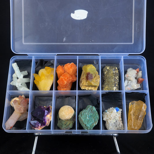 12 Different Natural Mineral Specimens  # G 0229