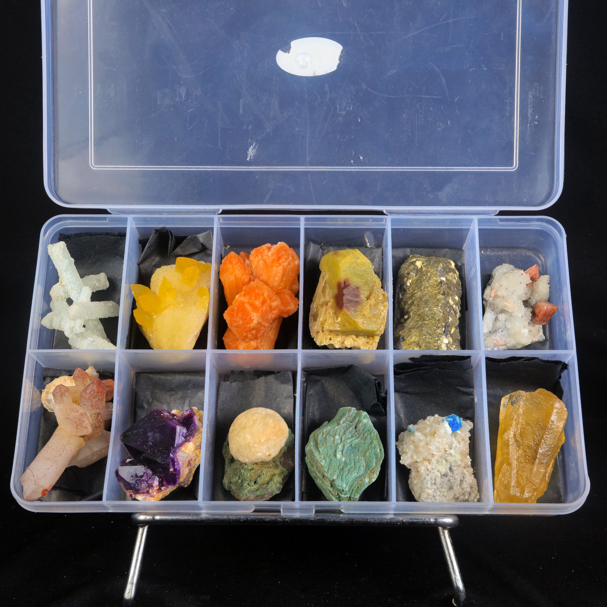 12 Different Natural Mineral Specimens  # G 0229