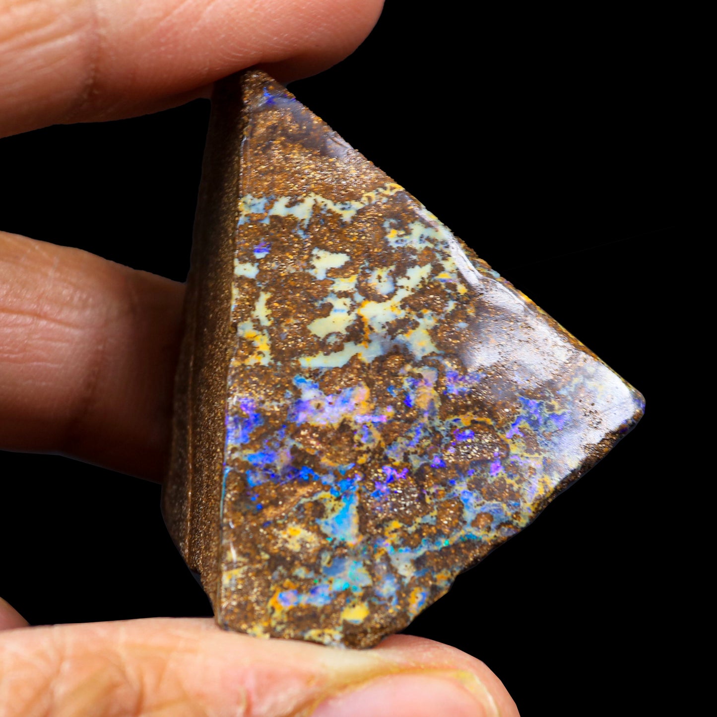 Australian Boulder Opal Natural Mineral Specimen # G 0234