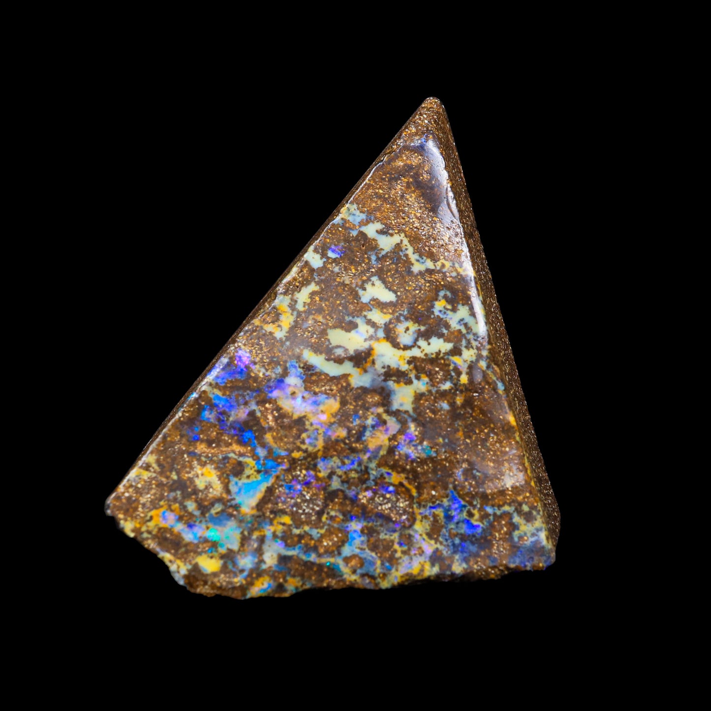 Australian Boulder Opal Natural Mineral Specimen # G 0234