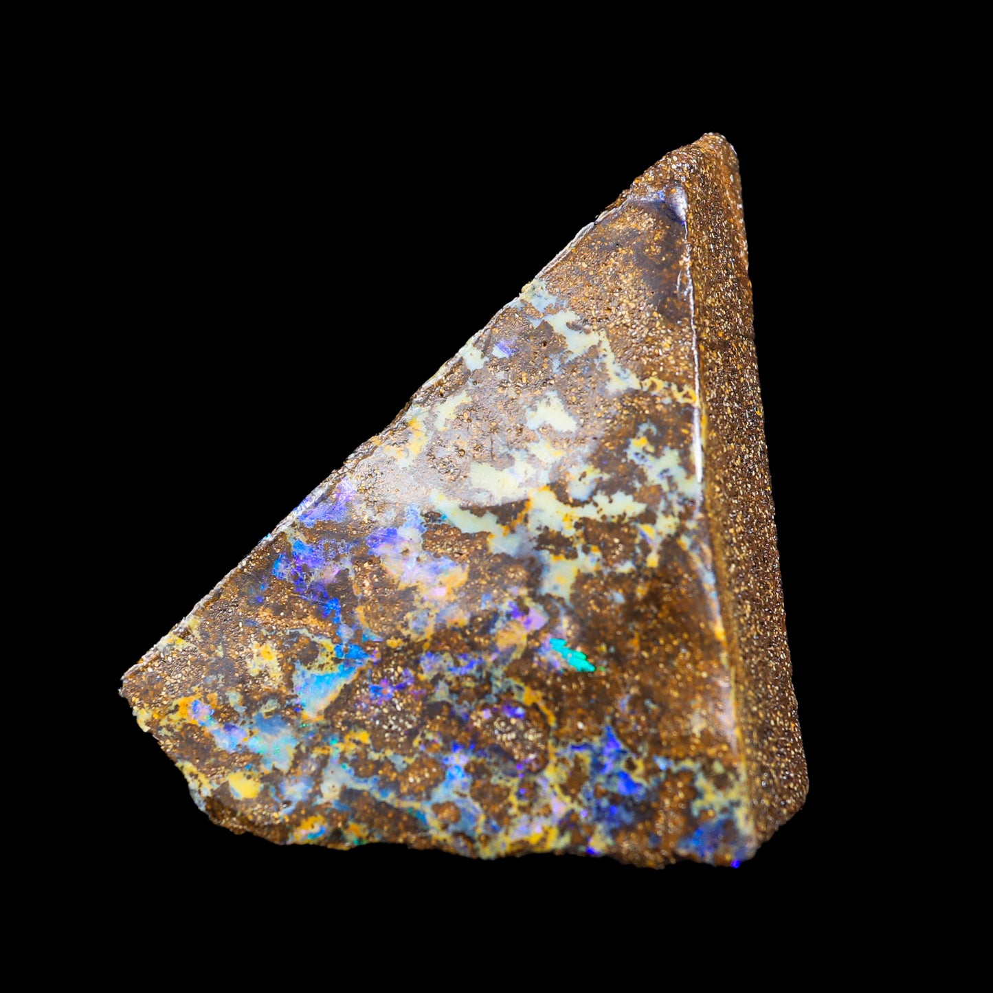 Australian Boulder Opal Natural Mineral Specimen # G 0234