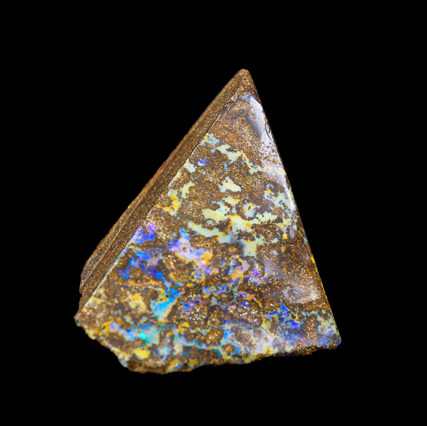 Australian Boulder Opal Natural Mineral Specimen # G 0234