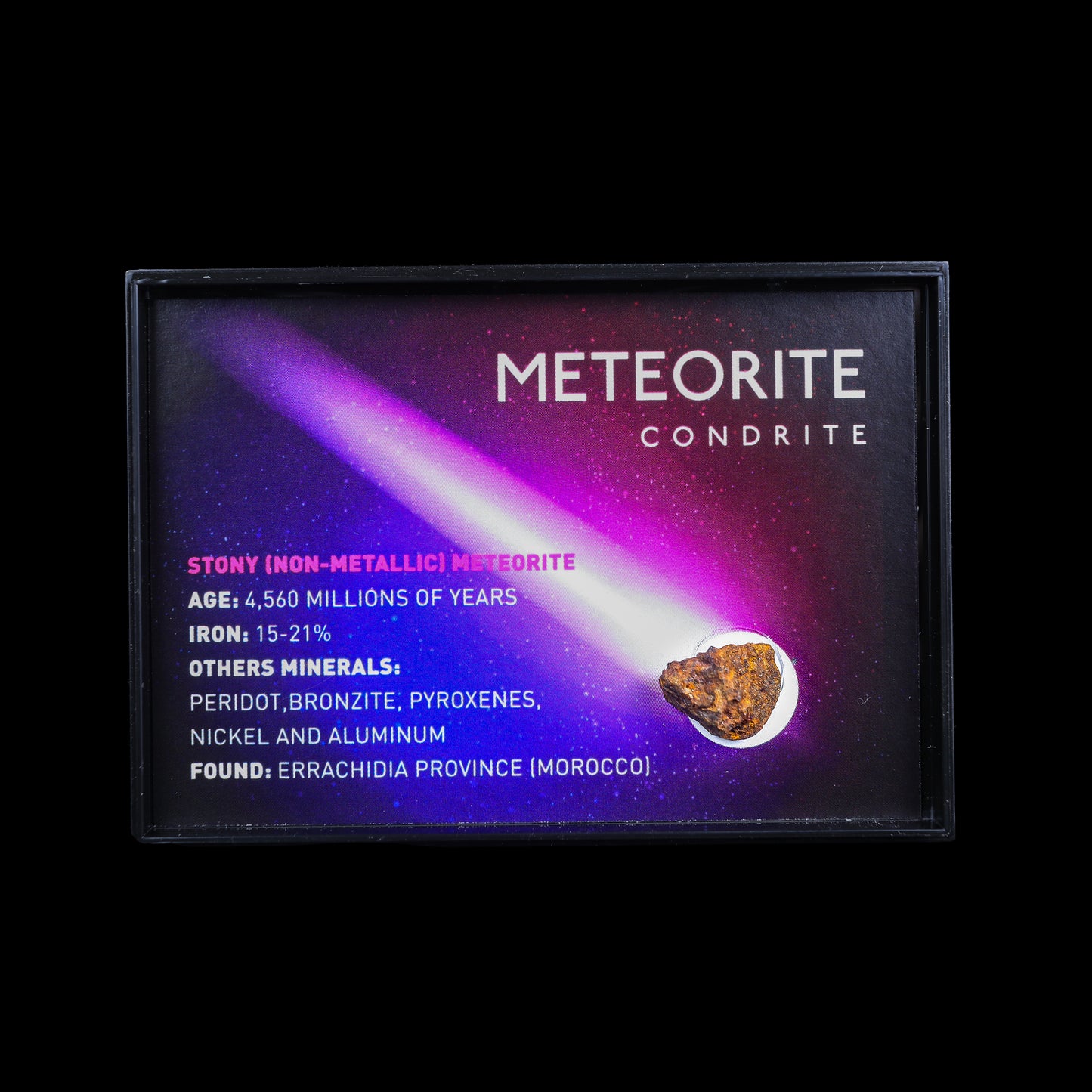 Meteorite Condrite Specimen # G 0251