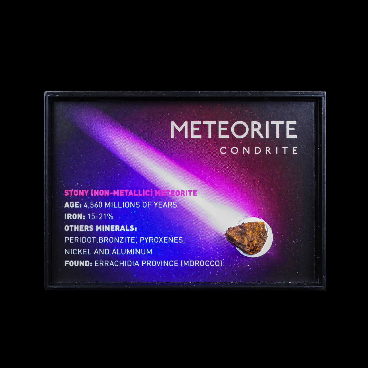 Meteorite Condrite Specimen # G 0251