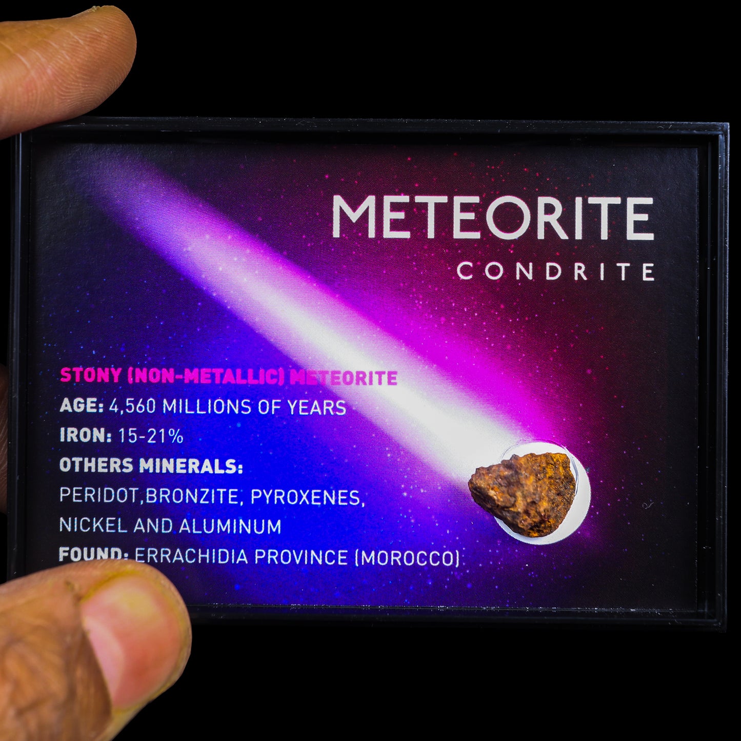 Meteorite Condrite Specimen # G 0251