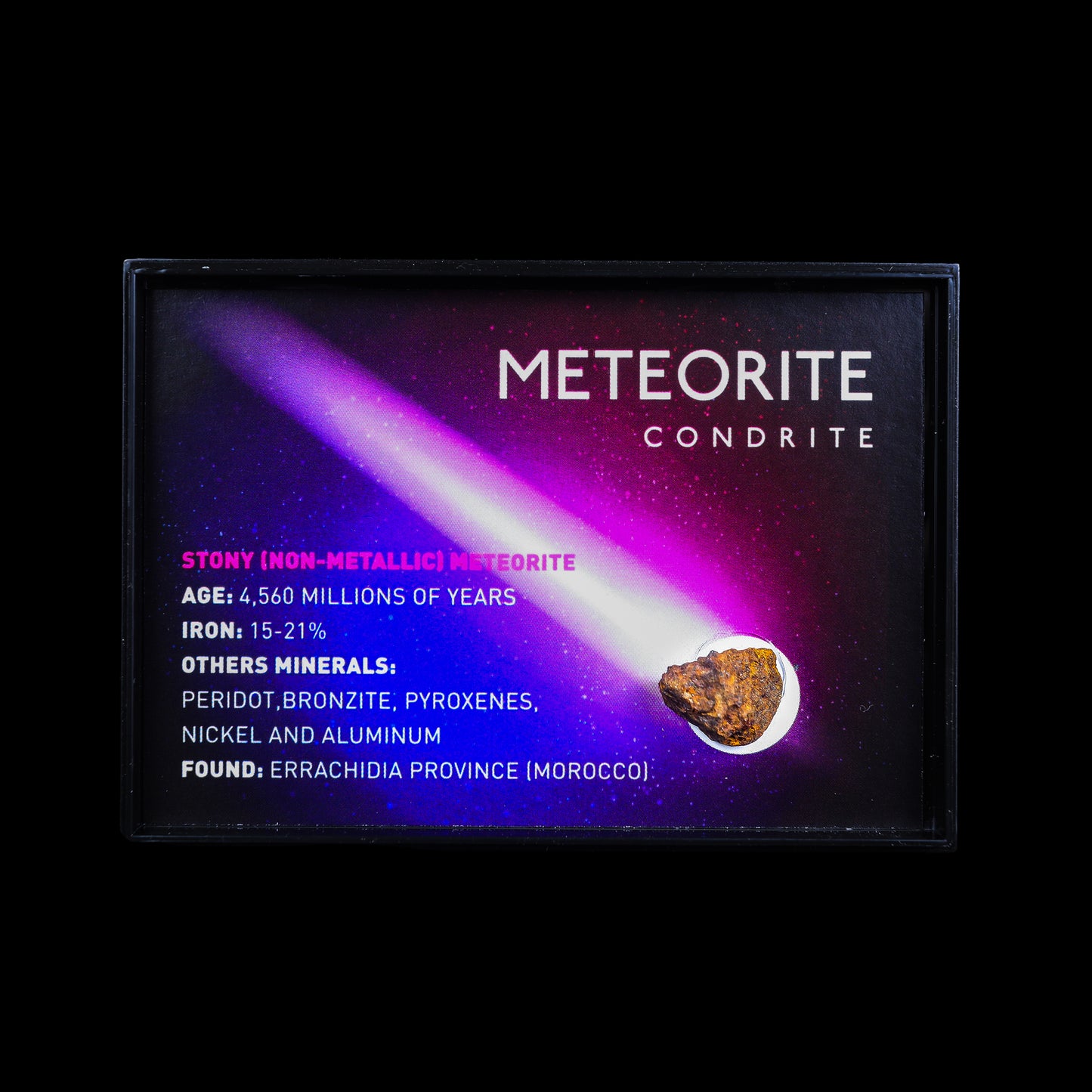 Meteorite Condrite Specimen # G 0251