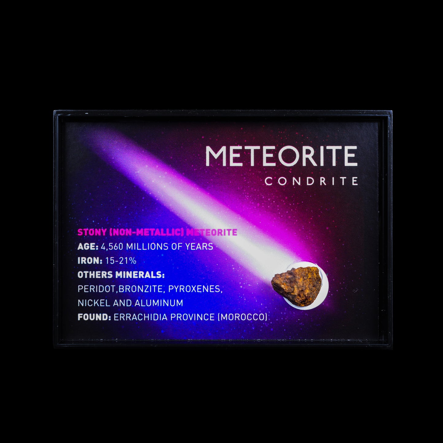 Meteorite Condrite Specimen # G 0251