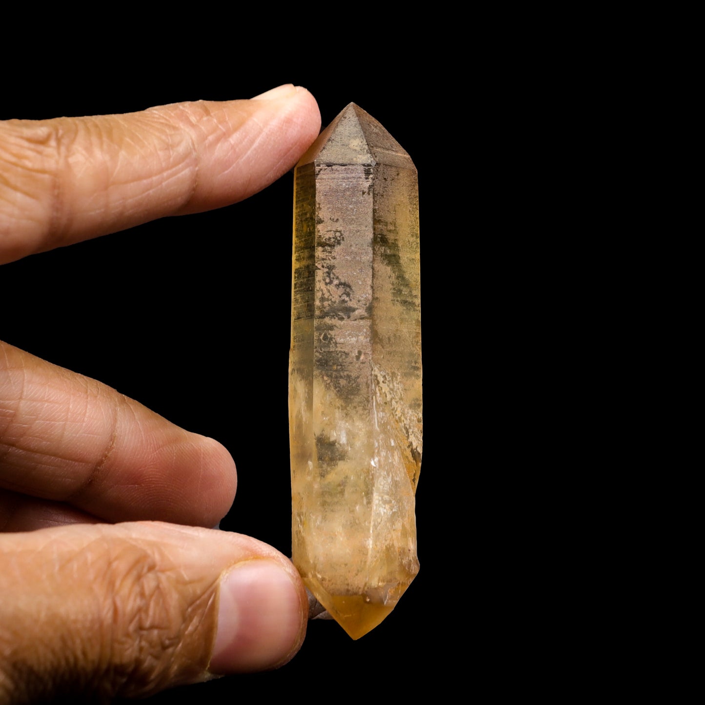 Natural Dual Terminated Citrine Mineral Specimen G #0315