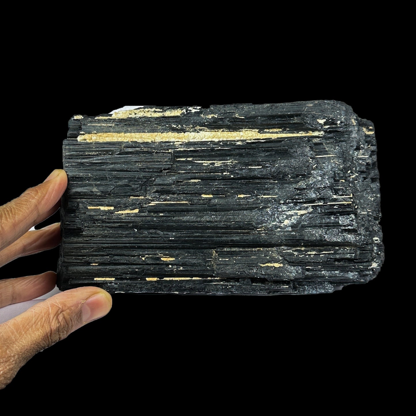 Black Tourmaline Natural Mineral Specimen G #0350