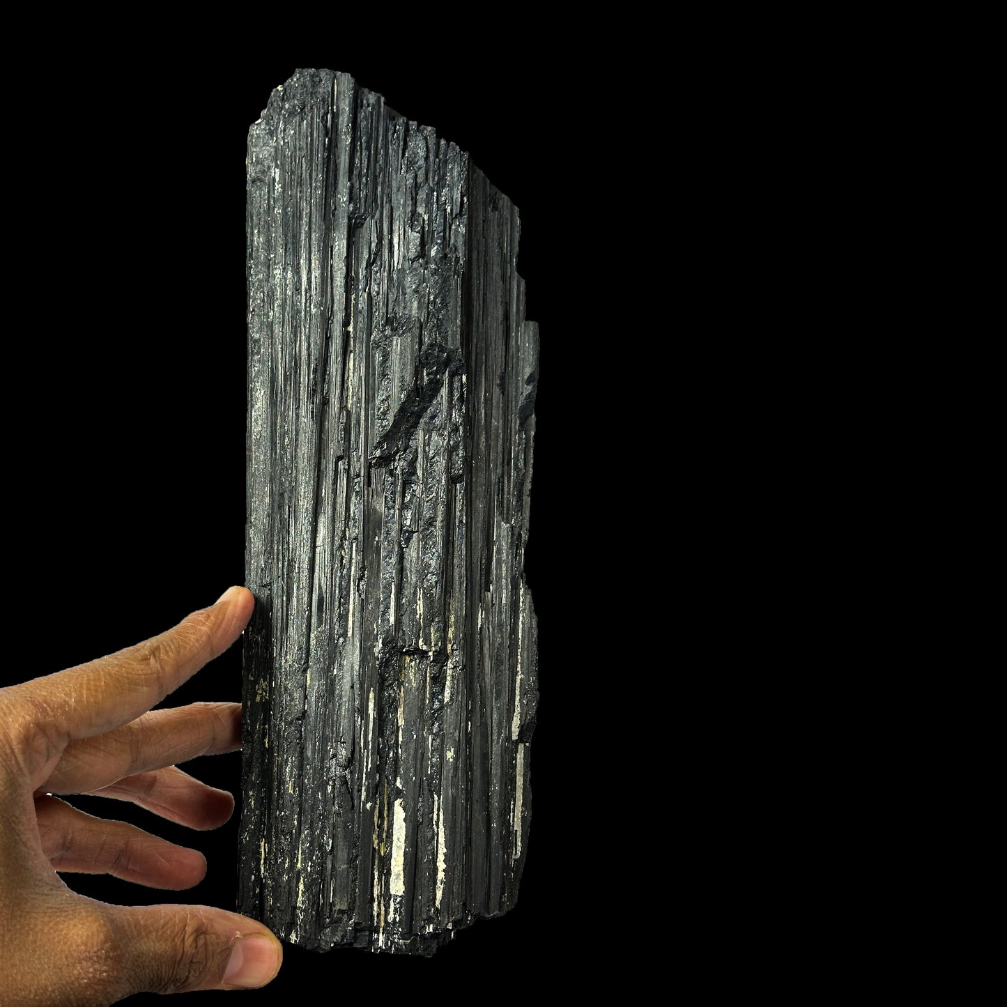 Black Tourmaline - Big Size Natural Mineral Specimen G #0354