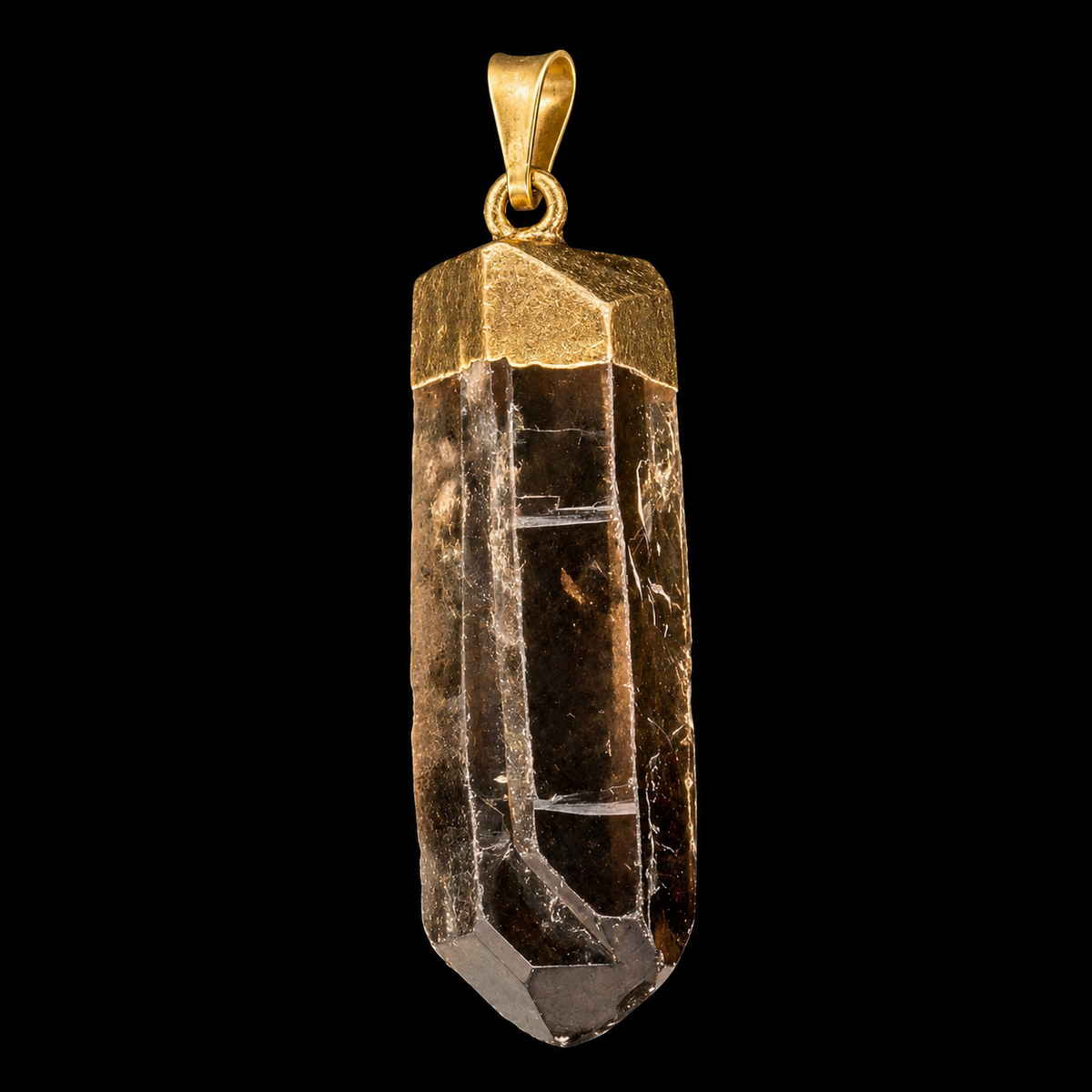 Natural Smoky Quartz Pendant | Genuine Crystal Pendent.
