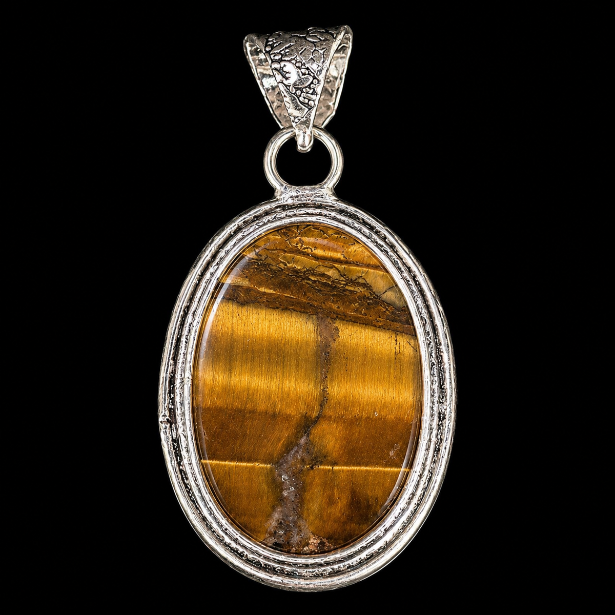 Natural Tiger Eye Pendant | Genuine Crystal Pendent.