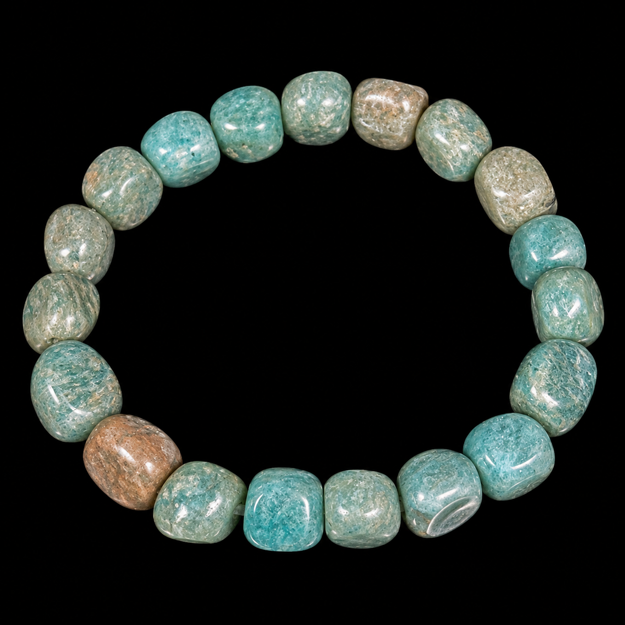 Natural Amazonite Tumbled Bracelet