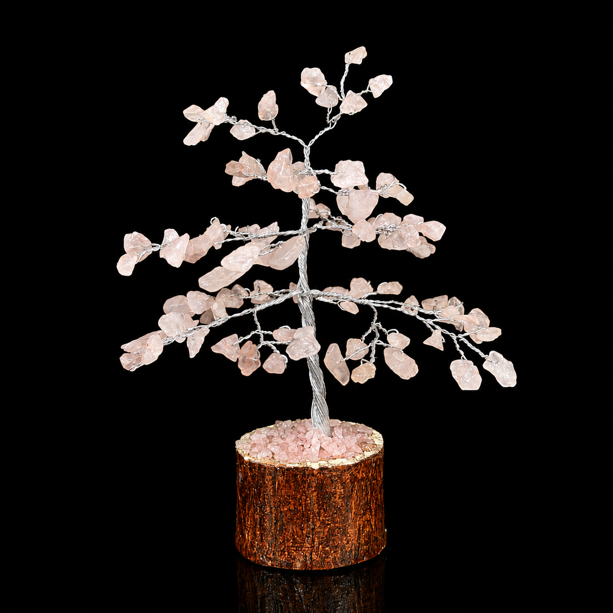 Rose Quartz Crystal Tree