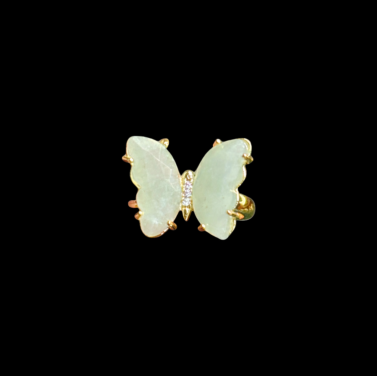 Jade Butterfly Ring