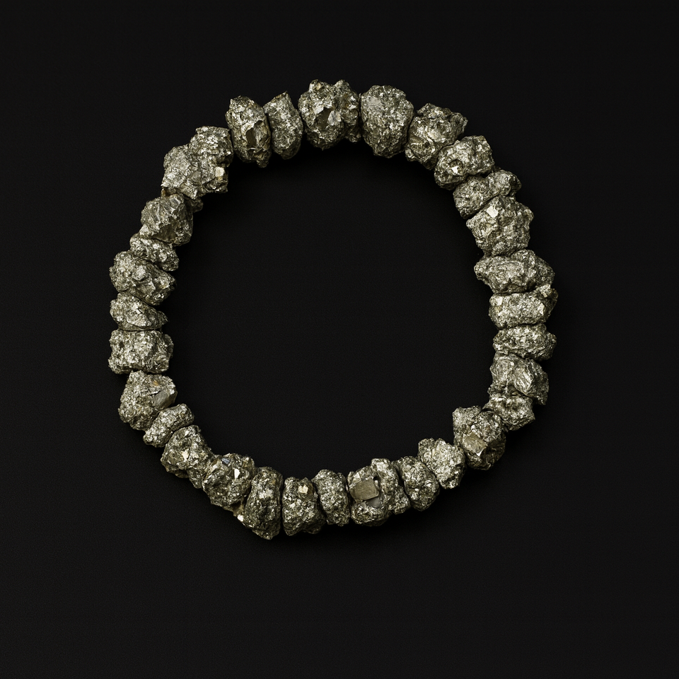 Raw Pyrite Bracelet