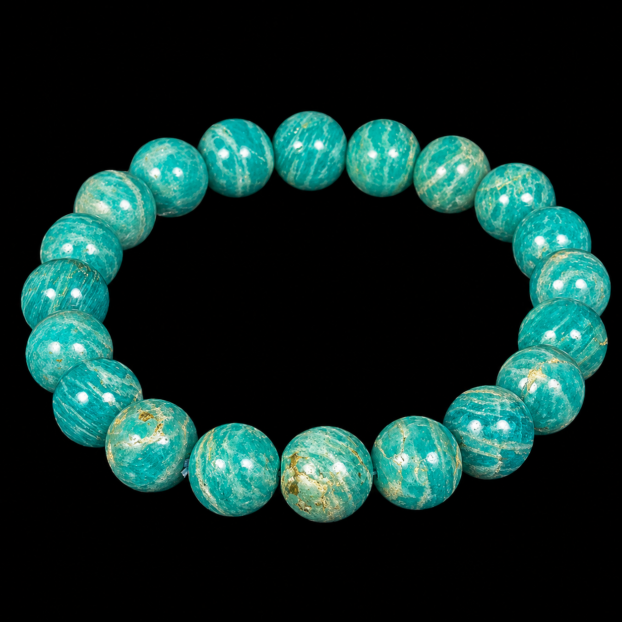Amazonite Bracelet 10 MM.