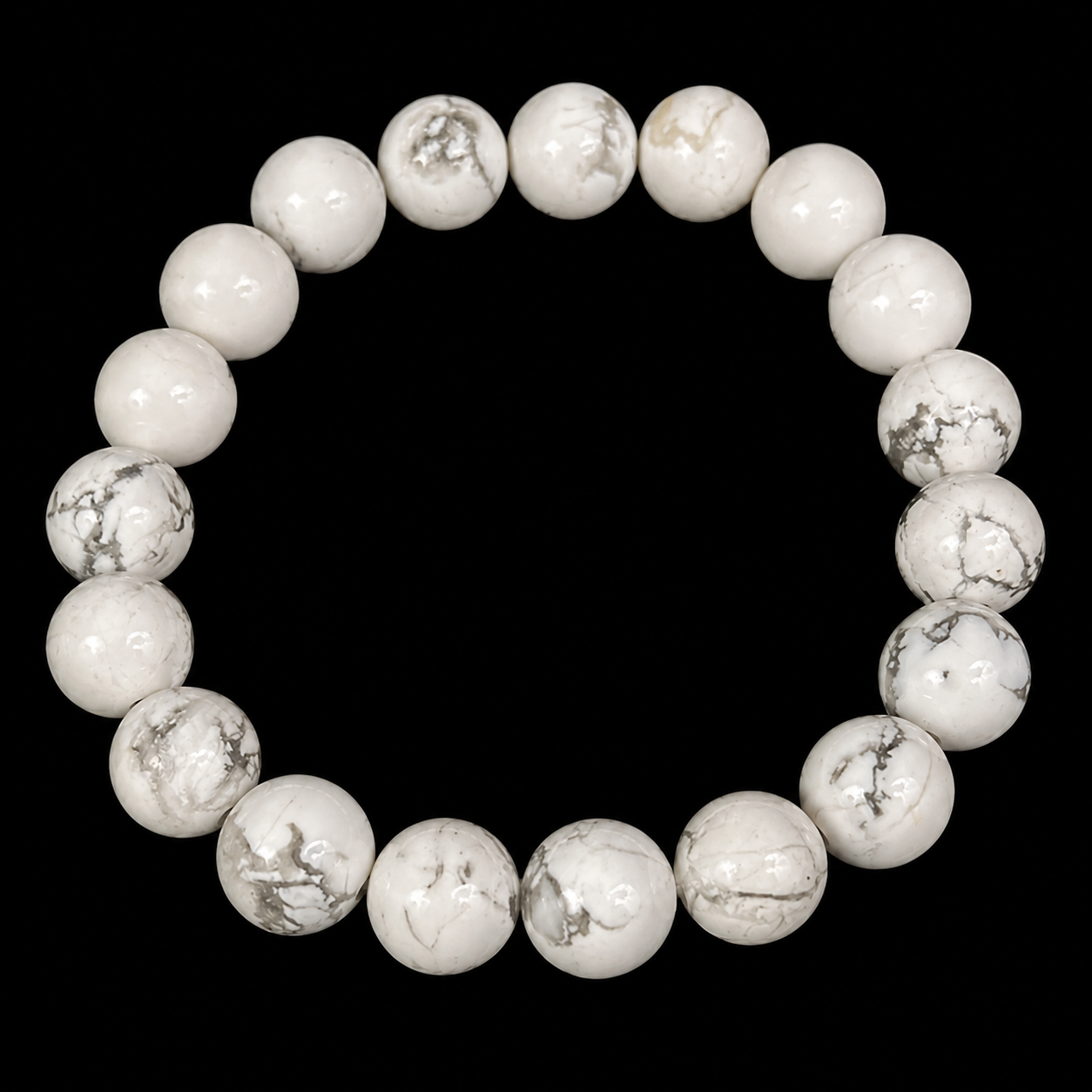 Howlite Bracelet 10 MM