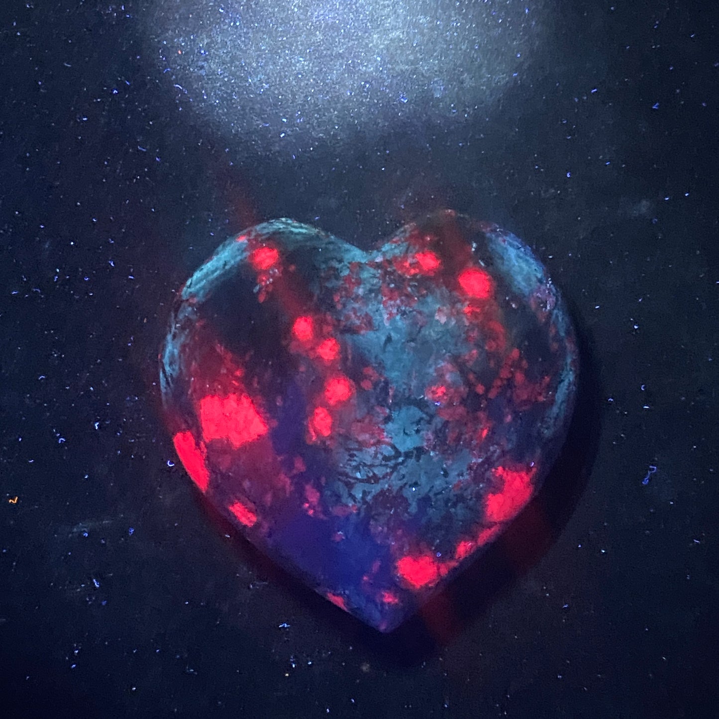 Ruby with Zoisite Heart G #0348