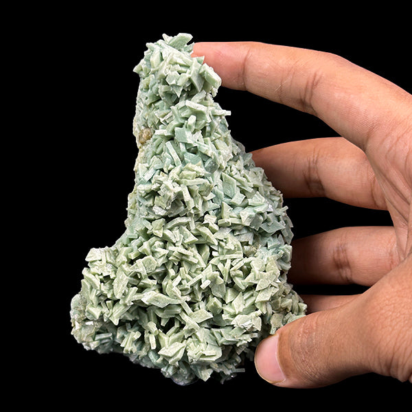Marshy Green Heulandite Natural Mineral Specimen G #0566