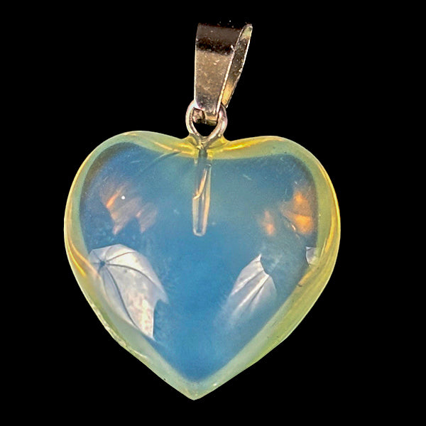 Opalite Heart-Shaped Pendent | Natural Crystal Pendant