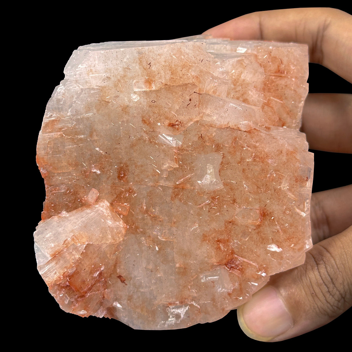 Red Apophyllite With Iron Coating Natural Minaral Specimen G #0638