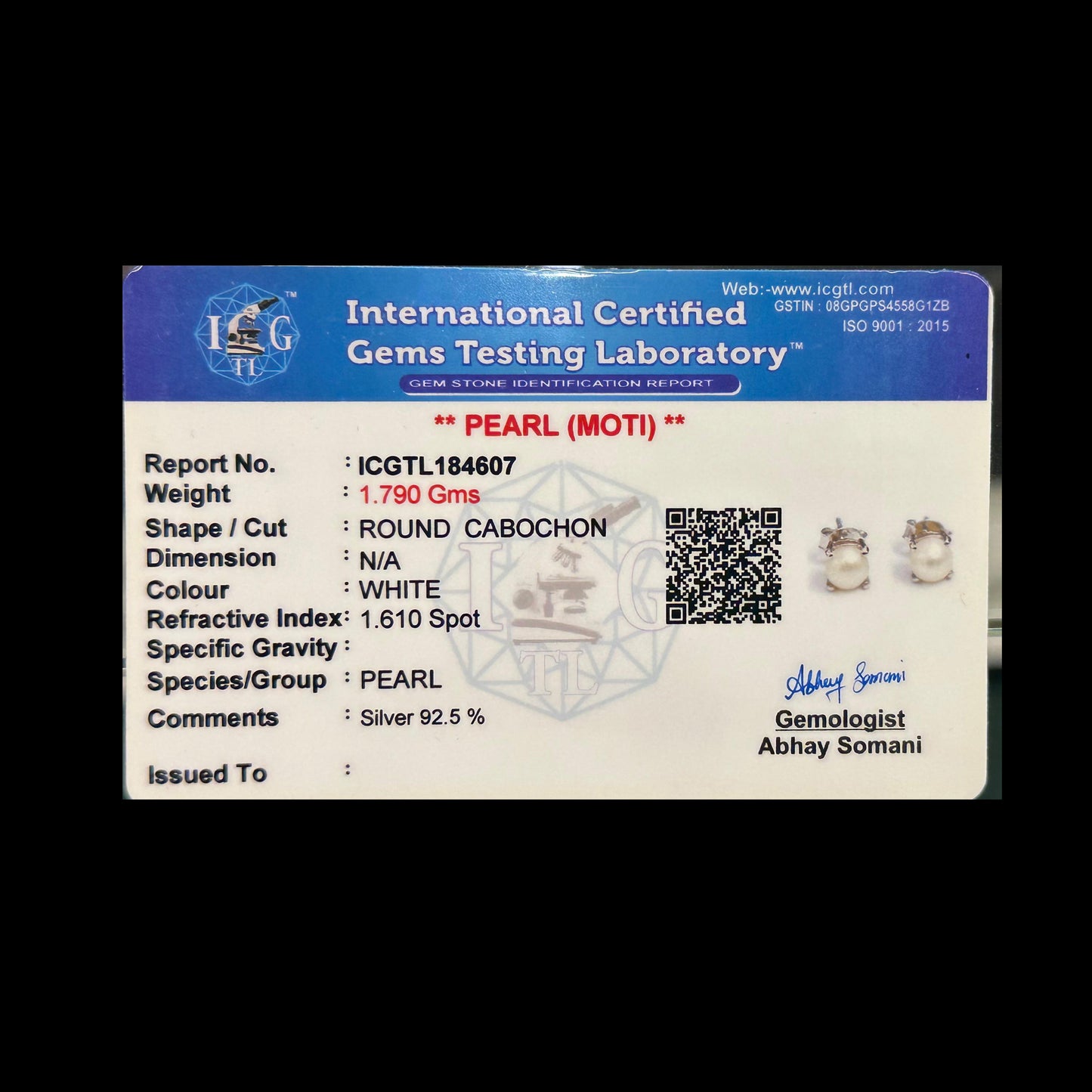 Pearl Silver Base Earings