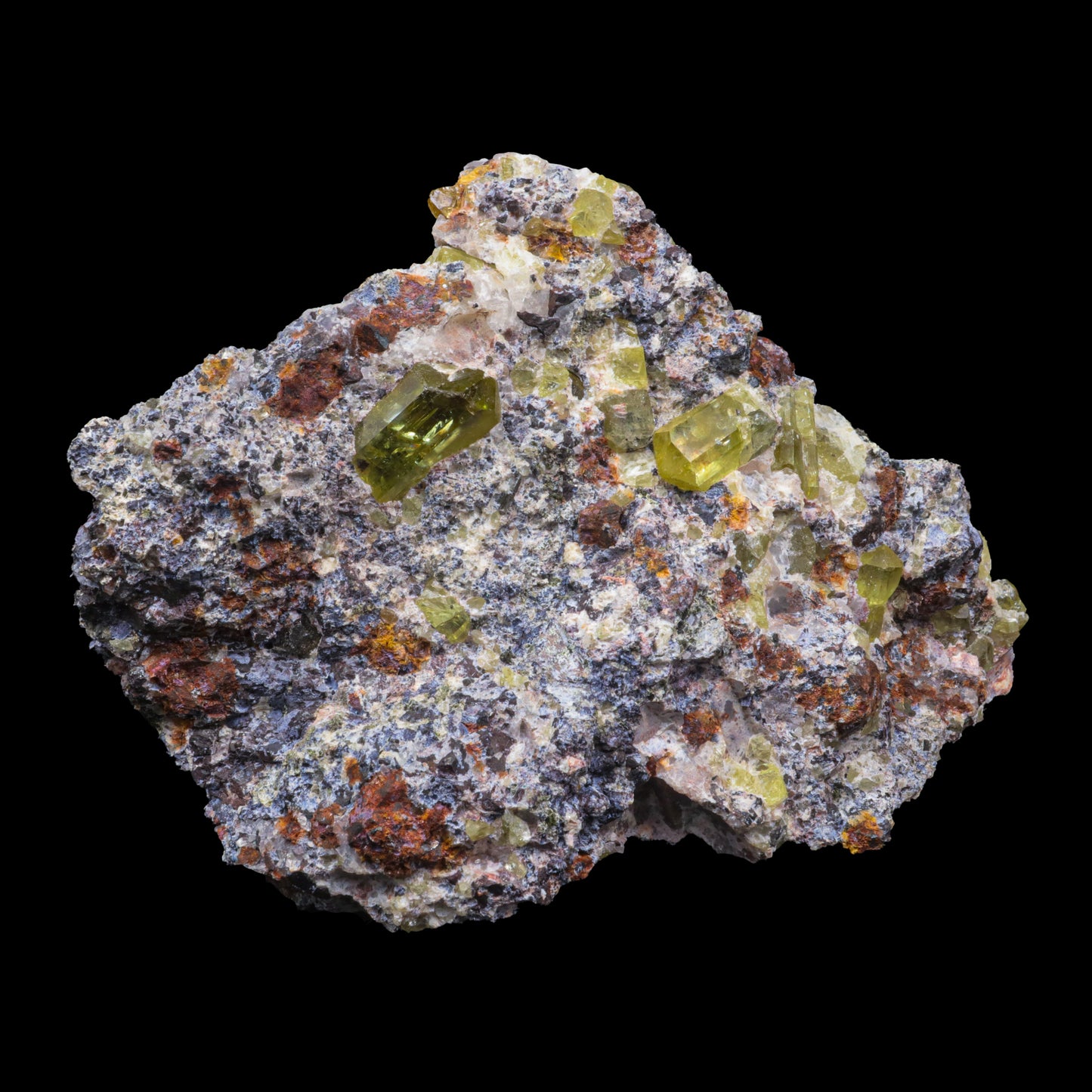 Apatite Cluster on Matrix Natural Mineral Specimen  # G 0252