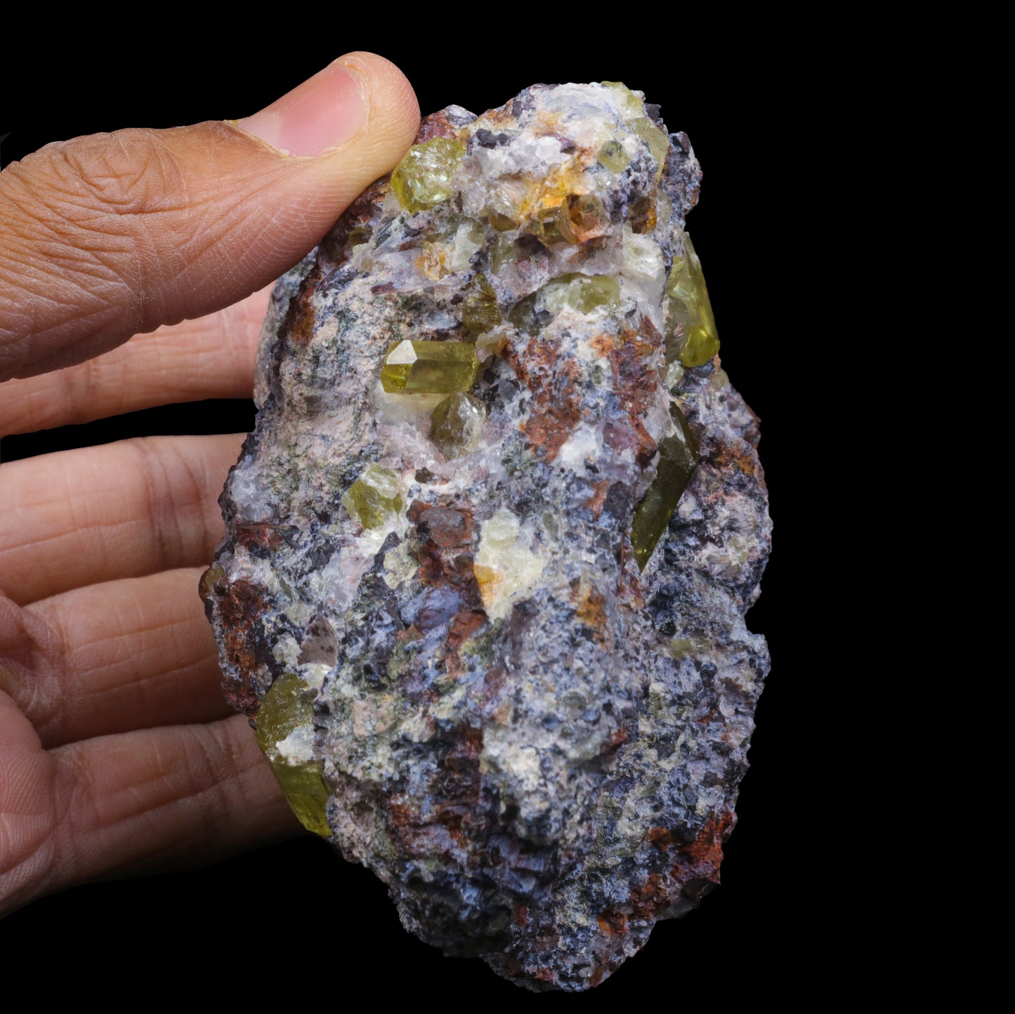 Apatite Cluster on Matrix Natural Mineral Specimen  # G 0252