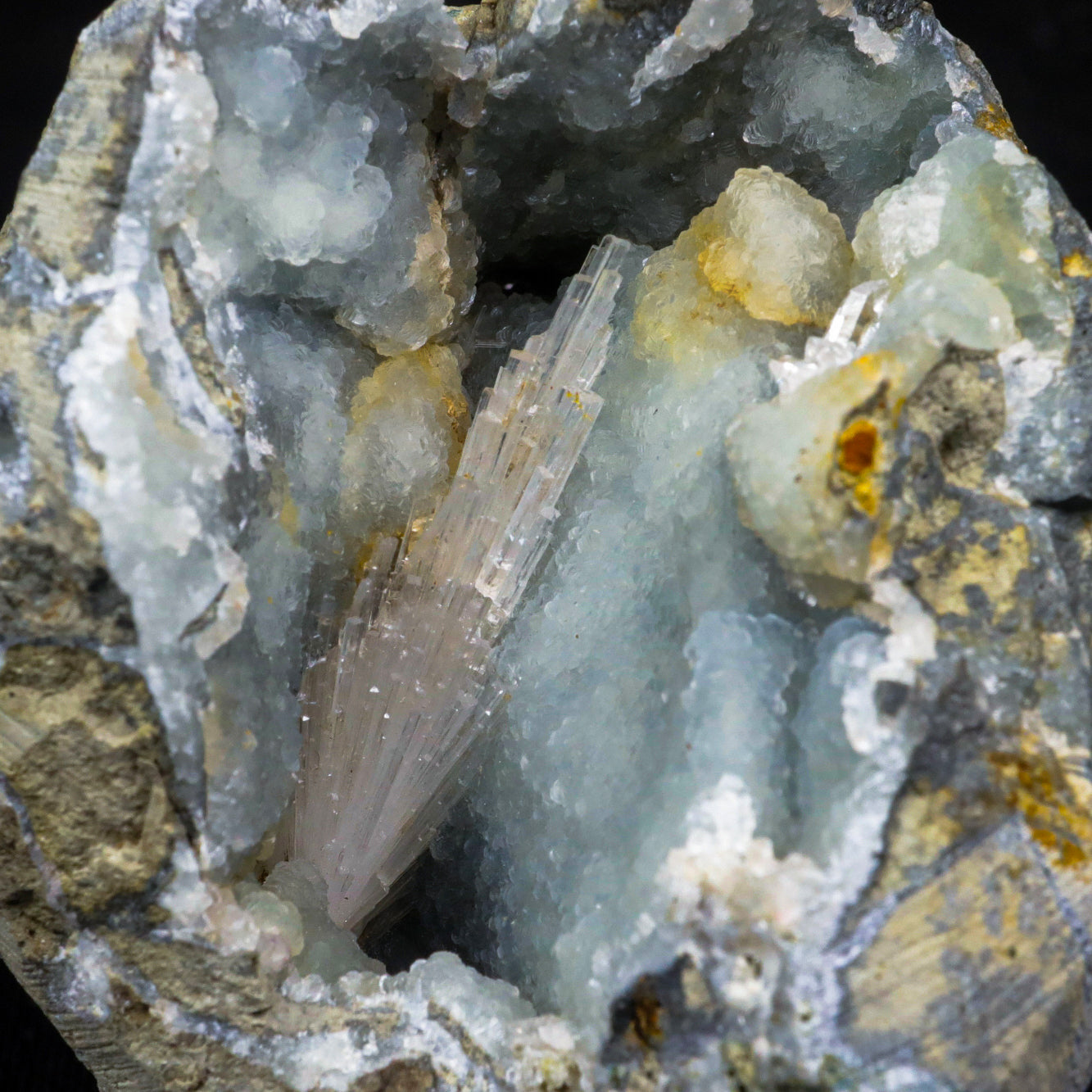 Super Rare Natrolite Natural Mineral Specimen  # G 0256