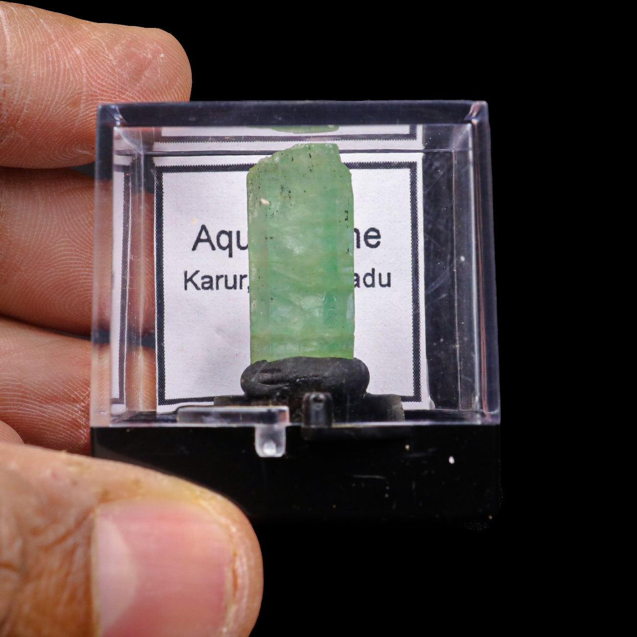 Aquamarine Beryl Natural Mineral Specimen  # G 0257