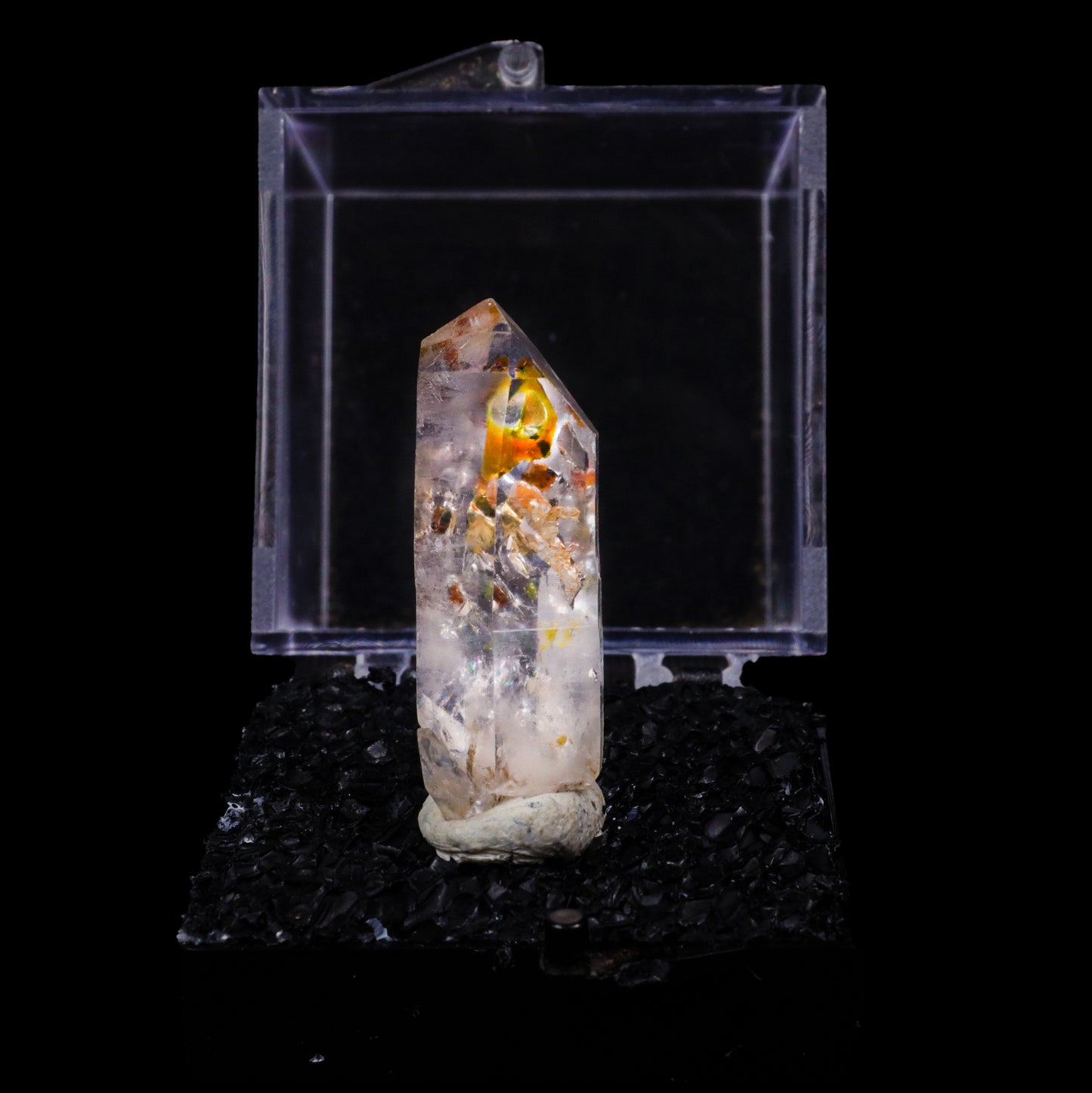 Petrolium Included Quartz Natural Mineral Specimen  # G 0259
