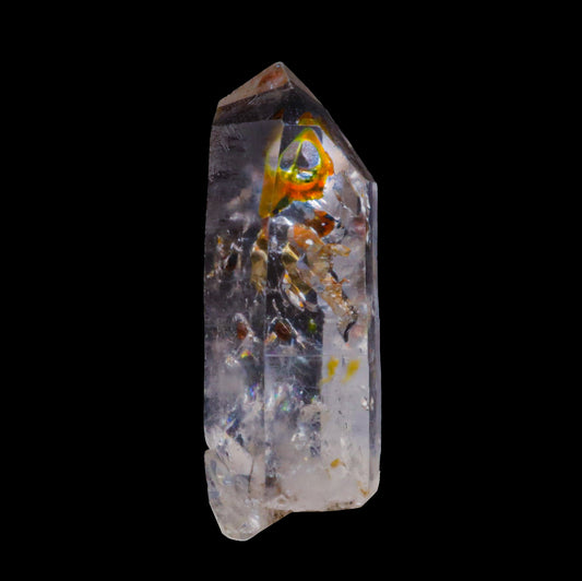 Petrolium Included Quartz Natural Mineral Specimen  # G 0259