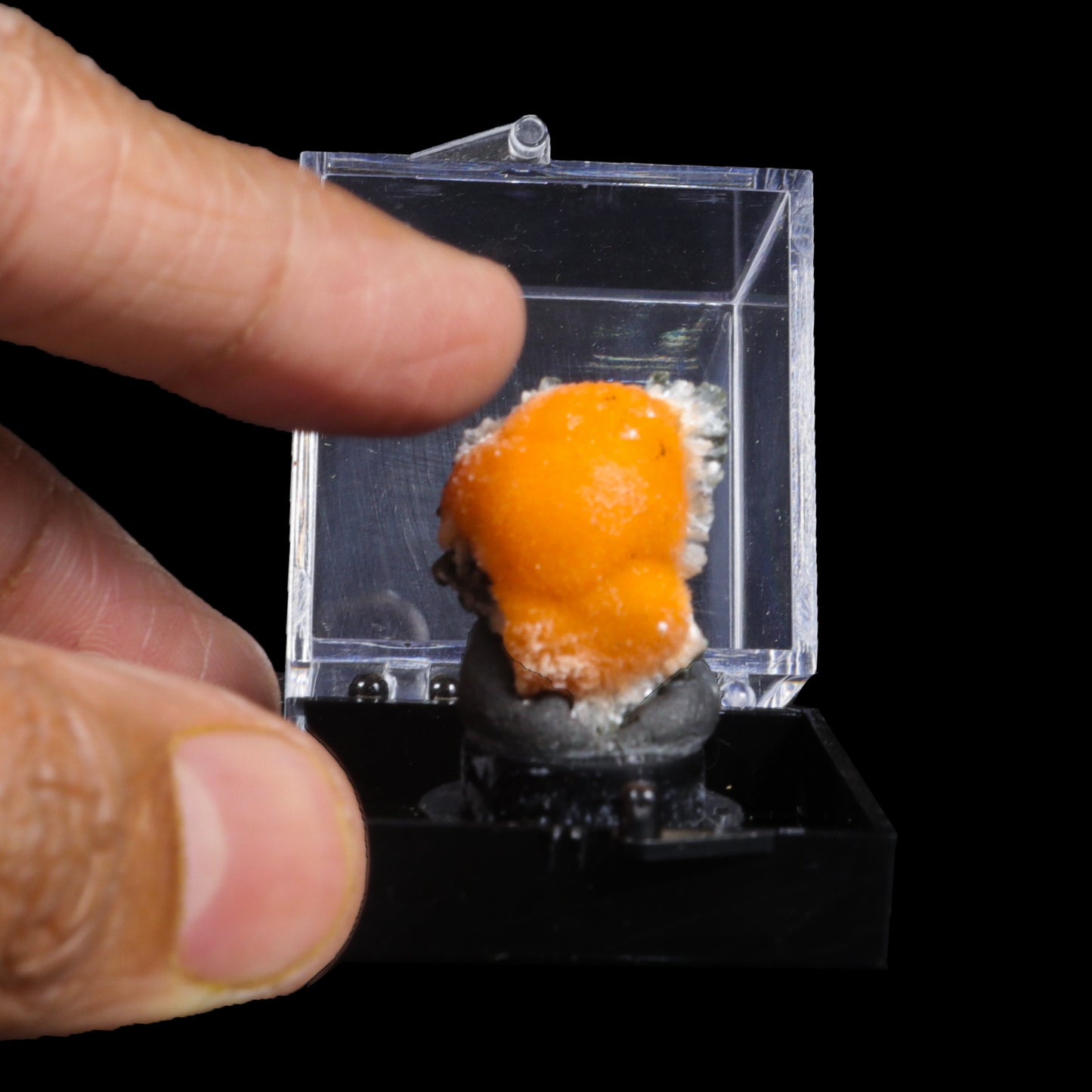 Orange Thomsonite Natural Mineral Specimen G #0285