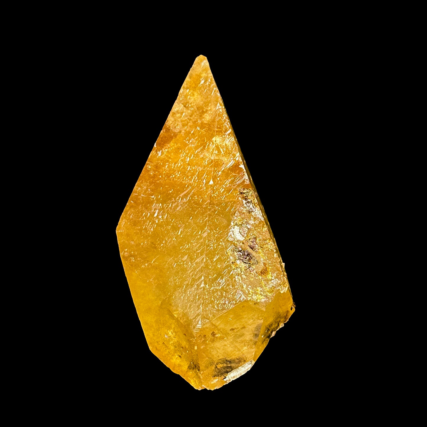 Super Rare Golden Calcite Natural Mineral Specimen from Elmwood Mine , Tennessee G #0328