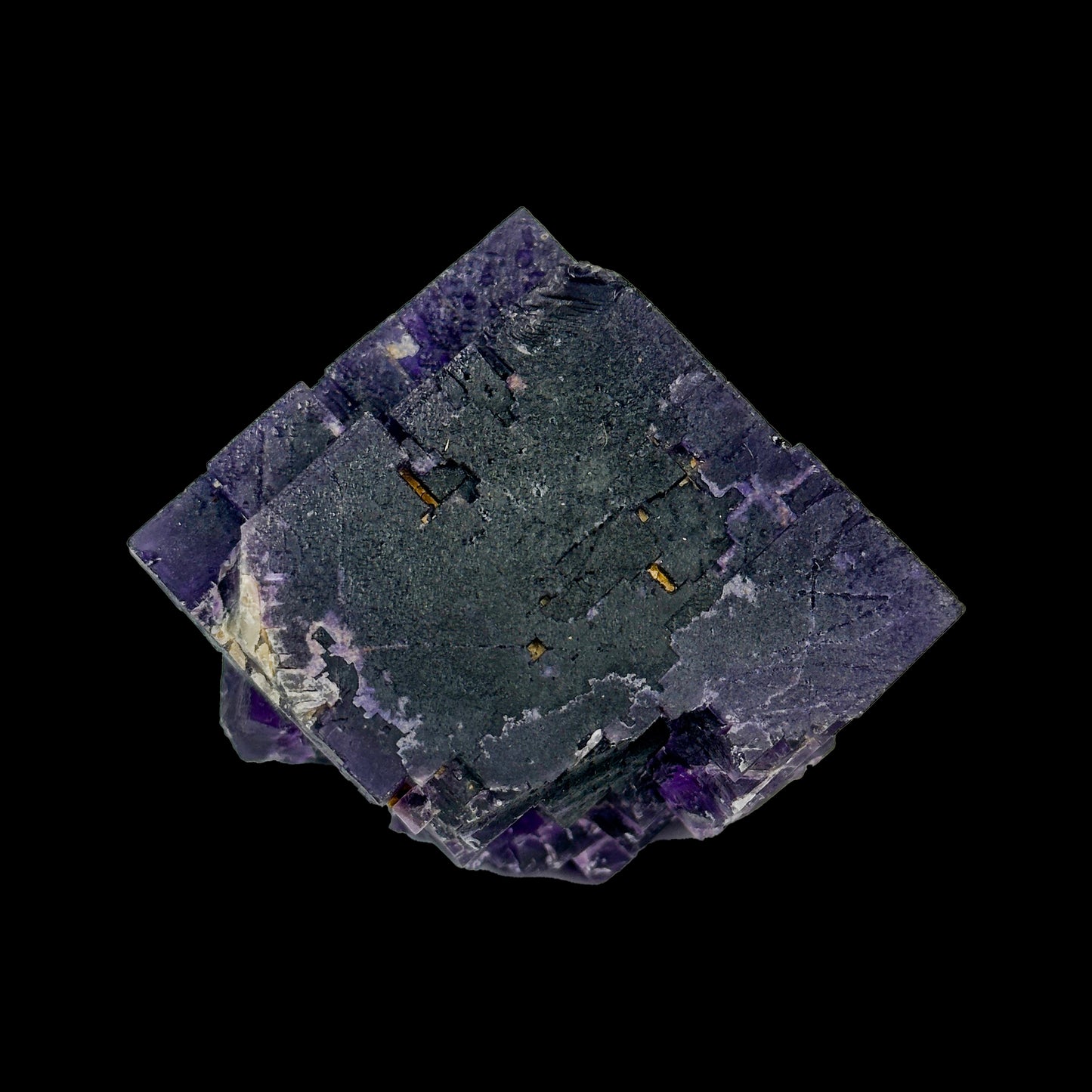 Purple Fluorite Natural Mineral Specimen – Illinois, USA G #0334